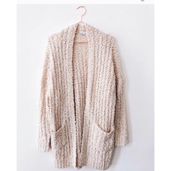 Young Fabulous & Broke Sweaters - Young Fabulous and Broke/ Chunky Cream Cardigan